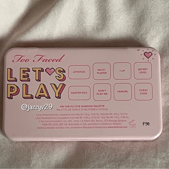 💓Too Faced Let's Play Mini Eyeshadow Palette💓 - Picture 6 of 6